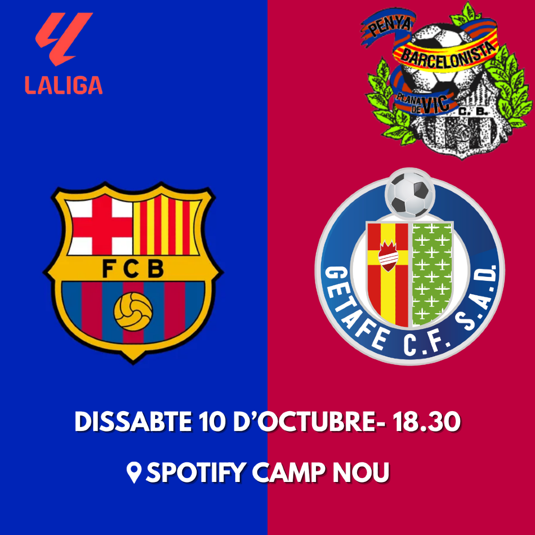 Vine a veure el FC Barcelona - Getafe