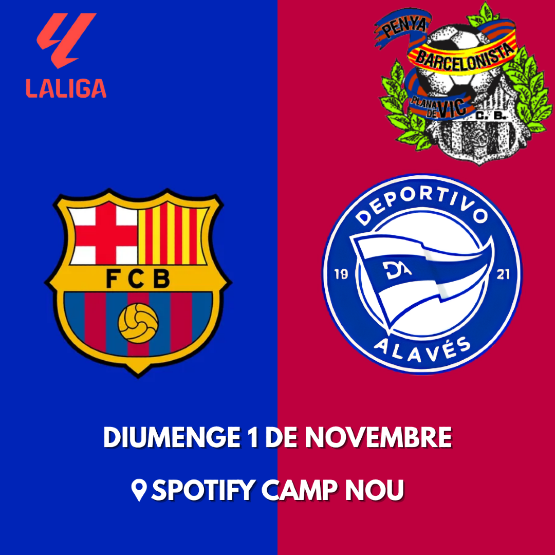 Vine a veure el FC Barcelona - Alabès